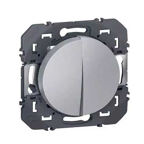 BOUTON POUSSOIR ALU